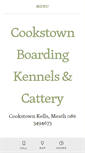 Mobile Screenshot of cookstownboardingkennels.com